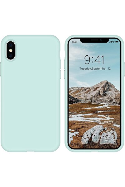 izzytech غطاء حماية من السيليكون المخملي المتوافق مع هاتف Iphone X/xs