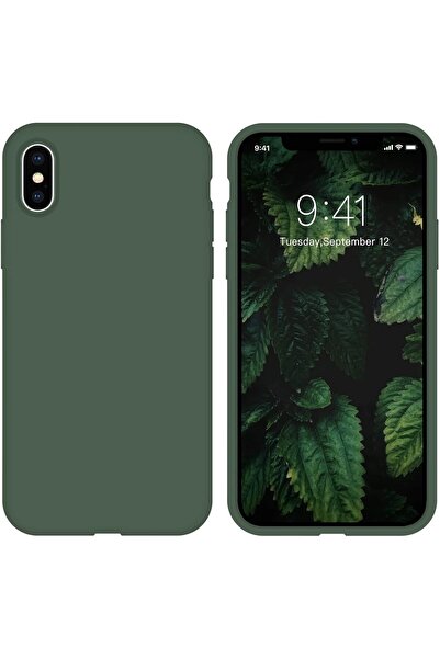 izzytech iPhone X/Xs Compatible Inner Velvet Silicone Case Cover