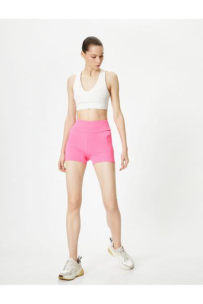Koton Standard Waist Slim Fit Sports Short Leggings