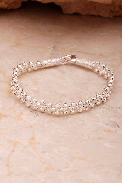 Sümer Telkari Kazaziye İşlemeli Elişi Dorissa Gümüş Bileklik 4399