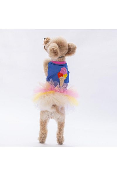 Pawstar Ice Cream Cat Dog Dress - Cat Dog Clothes