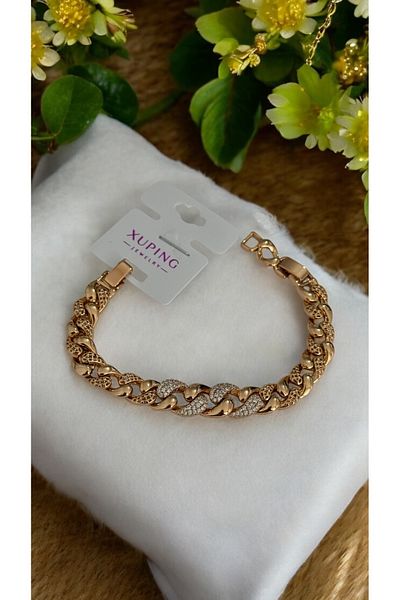 İNN JEWELLERY Xuping Bracelet Anti-Tarnish Antiallergic Gourmet Figured (2 Years Importor Warranty)