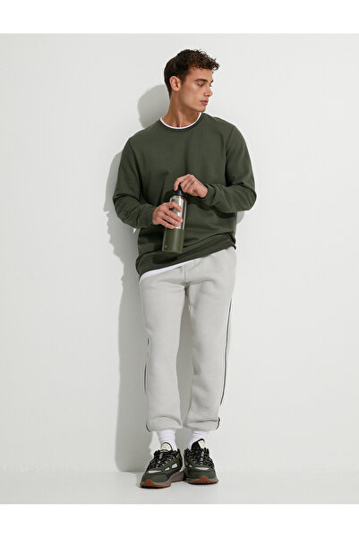 Koton Jogger Sweatpants Δαντέλα στη μέση με ρίγα τσέπης