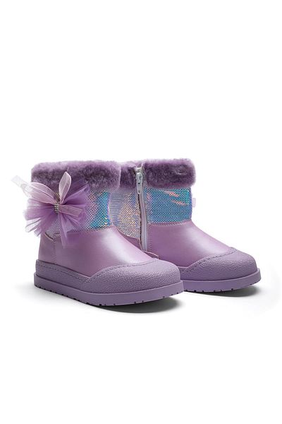 Baby DS Shine Purple Μποτάκια