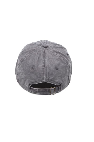 ŞapkaMania R - Washable Baseball Cap with College Font and Letter