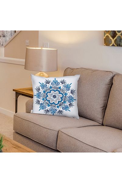 Donetella 1- Piece Modern 45x45 Throw Pillow Cover - Decorative Covers for Cushions, Filling Not Included