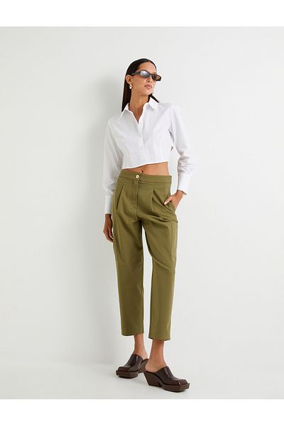 Koton Jogger Pants Pocket Detailed High Waist