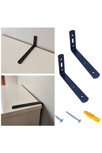 MR.BRACKET 2'li Çelik Deprem Dolap Sabitleme Aparatı 6x14 Cm Siyah - Mobilya ...