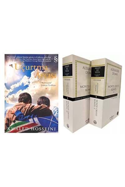 Everest Yayınları Uçurtma Avcısı Khaled Hosseini -  Monte Cristo Kontu - 2 Kitap Takım Alexandre Dumas