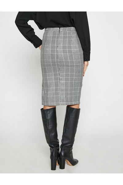 Koton Yırtmaç Detaylı Kalem Etek