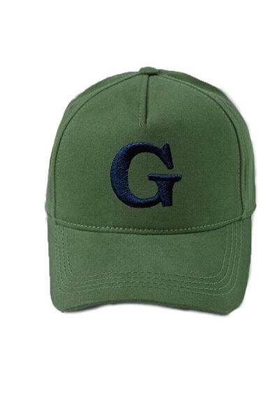 ŞapkaMania Șapcă de baseball din gabardină de lux cu litera G bleumarin