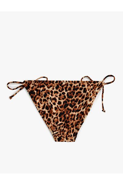 Koton Μπικίνι Leopard με κορδόνι