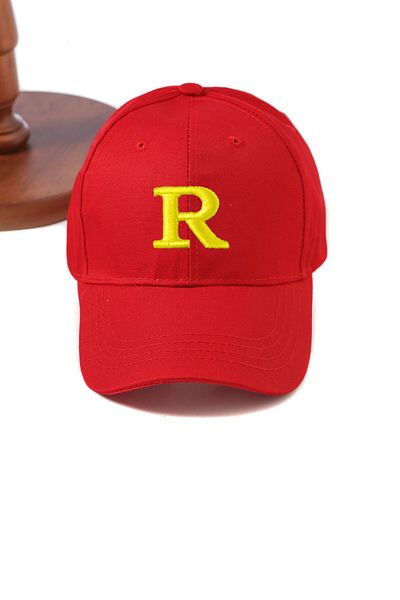 ŞapkaMania Letter R Soft Gabardine Cap