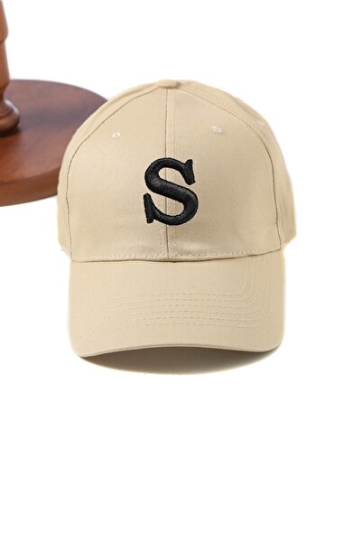 ŞapkaMania Șapcă de bază din gabardină moale cu litera S