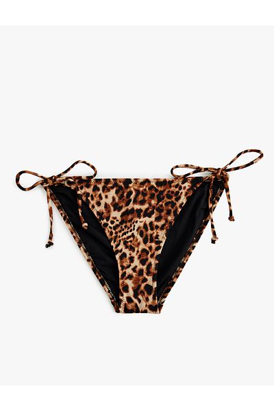 Koton Μπικίνι Leopard με κορδόνι