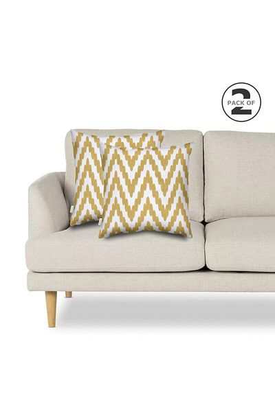 Donetella 2- Pieces Modern 45x45 Throw Pillow Cover - Decorative Covers for Cushions, Filling Not Included