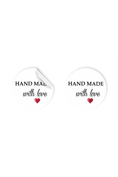anka design 48 Pieces of Art Stickers - Packaging & Shipping Labels (4X4Cm), Hand Made with Love