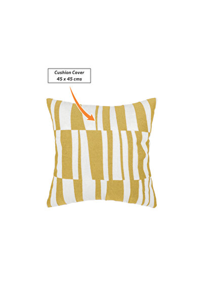 Donetella 1- Piece Modern 45x45 Throw Pillow Cover - Decorative Covers for Cushions, Filling Not Included