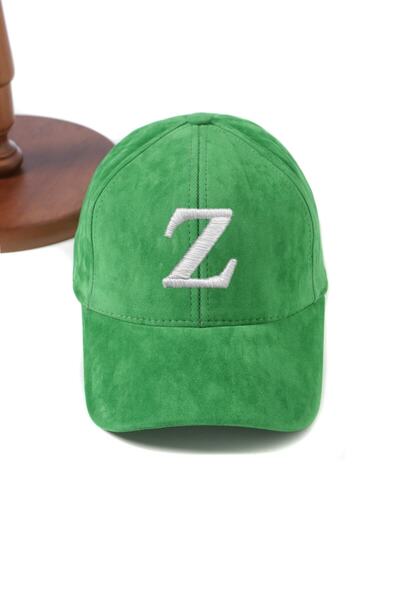 ŞapkaMania Șapcă din piele intoarsa cu litere Z în relief