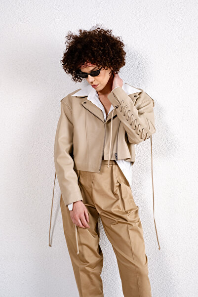 GRAVITY LEATHER Razor (NATUREL BEJ ZIG)