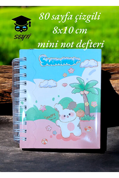 SEYFİKİRTASİYE 80 сторінок лінійований 8x10 см міні-блокнот