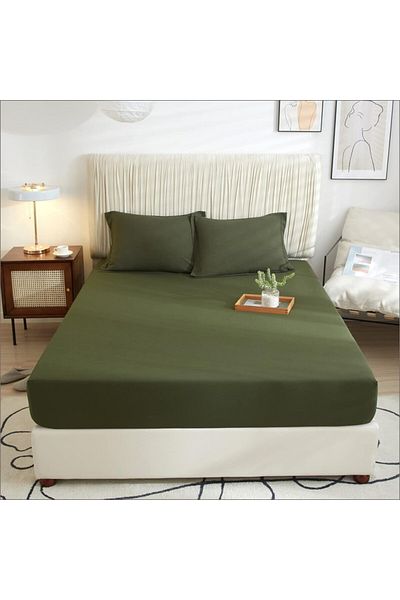Donetella Fitted Sheet - Fits 90x190 Cm Single Size 2 Pcs - 30 Cm Deep Pocket