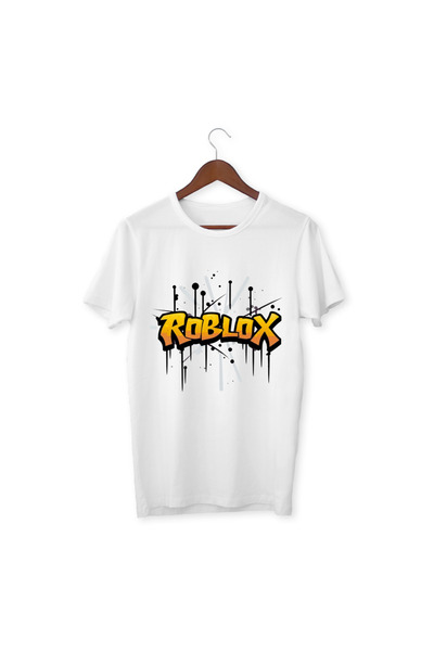 ALPŞAN TİCARET Tricou Roblox Pentru Copii Copii Adulti Tricou Roblox Alb