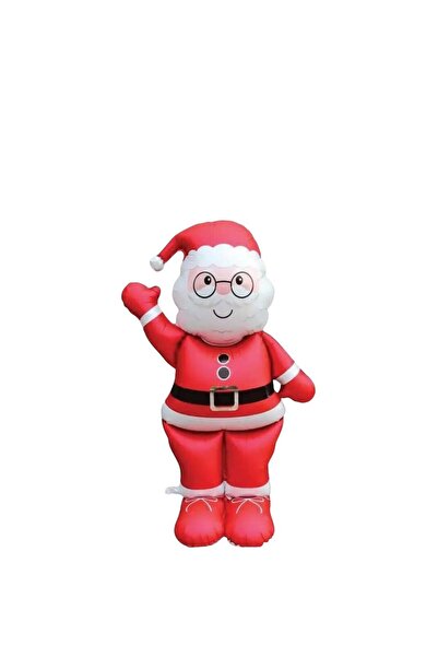 Genel Markalar El Sallayan Gözlüklü Noel Baba Yılbaşı Folyo Balon 155x90 cm