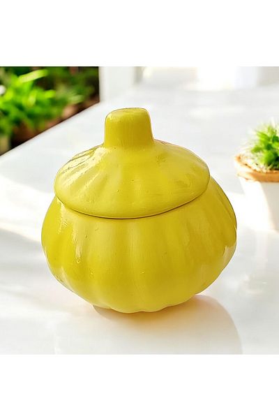 Uğur Böceği Ticaret Sugar Bowl and Serving Gourd Storage Container