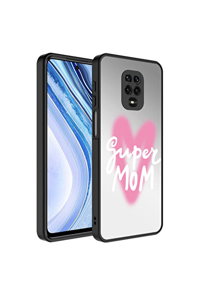 TechTrove Redmi Note 9 Pro Kılıf Aynalı Desenli Kamera Korumalı Parlak Darbe ...