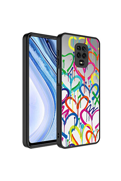 TechTrove Redmi Note 9 Pro Kılıf Aynalı Desenli Kamera Korumalı Parlak Darbe ...