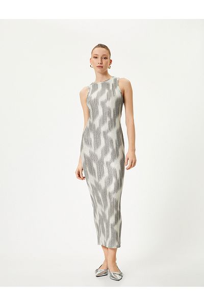 Koton Κορδόνι Glitter LongSlimDress