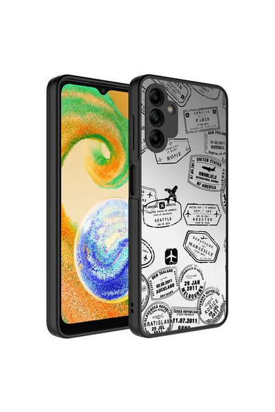 Ahlttiba Mirror Cover Compatible with Galaxy A04S Case Mirror Cover with Mirr...
