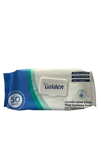 Golden Hijyenik Perine Bölgesi Vücut Temizleme Havlusu 50'li