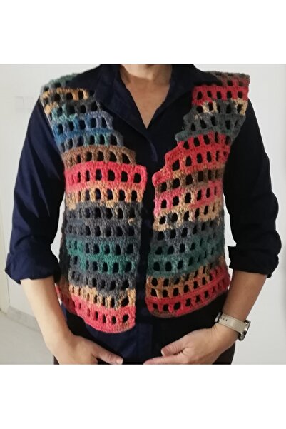 SUNEXPORT В'язаний квадратний жилет