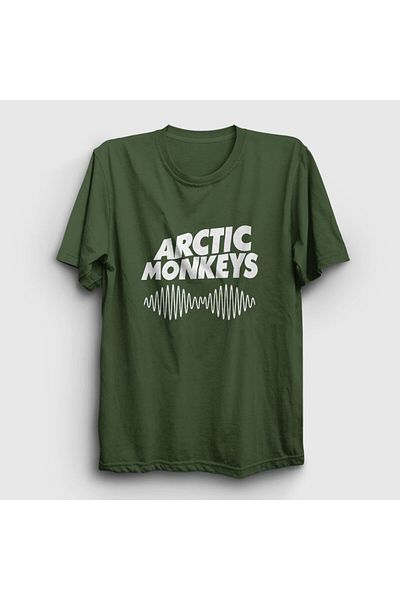 Presmono Μπλουζάκι Unisex Χακί Κάλυμμα Arctic Monkeys 12743tt