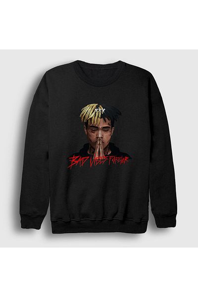 Presmono Φούτερ Unisex Μαύρο Forever Xxxtentacion 47853tt