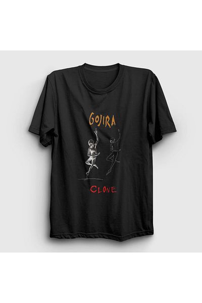 Presmono Унисекс тениска Black Clone Gojira 52766tt