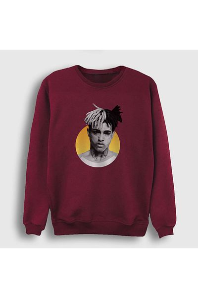 Presmono Φούτερ Unisex Claret Red Sun Xxxtentacion 49026tt