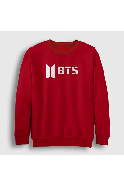 Presmono Унисекс суитшърт с червено лого Bts 22398tt