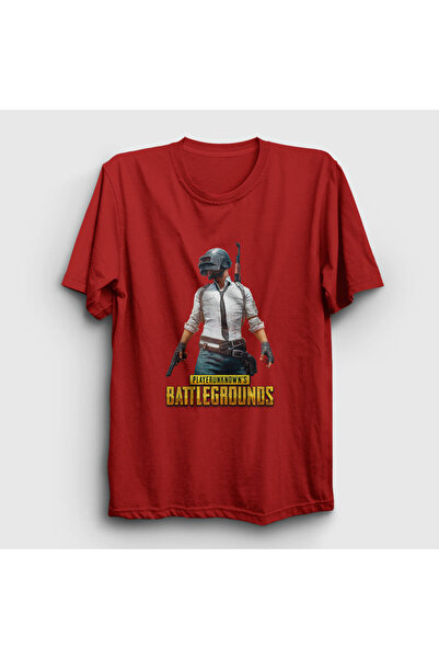 Presmono Unisex crvena maska Pubg T-shirt 30103tt