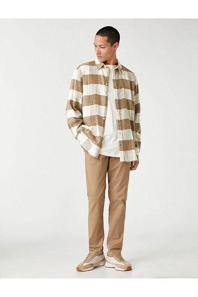 Koton Men's Beige Jeans 3WAM40099HW