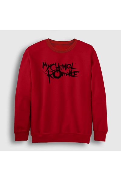 Presmono Унисекс суитшърт с червено лого My Chemical Romance 71179tt