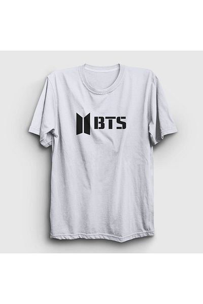 Presmono Μπλουζάκι Unisex Λευκό Λογότυπο Bts 22186tt