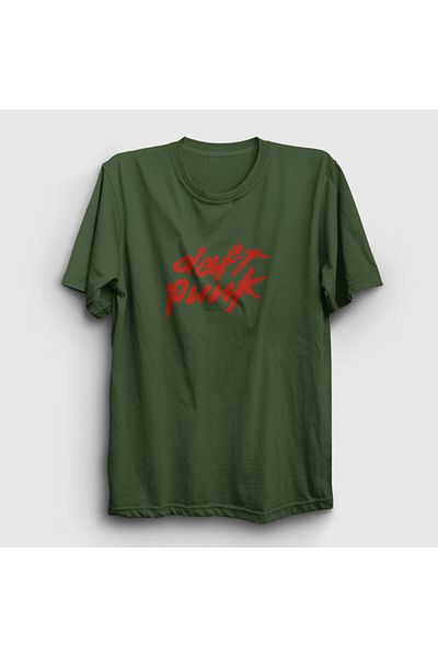 Presmono Μπλουζάκι Unisex Khaki Logo Daft Punk 59848tt