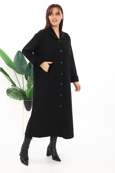 Zeynep Örme Zeynep Steel Knitted Mother Overcoat