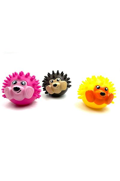 Tasma Market Set of 3 Hedgehog Teether - Anti Tartar Dog Play Ball