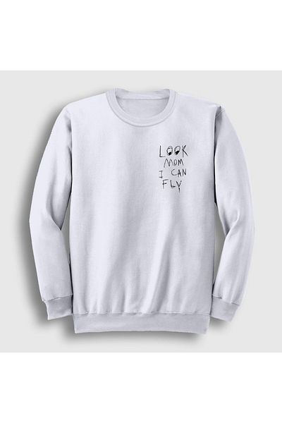 Presmono Unisex White Look Mom Astroworld Travis Scott Φούτερ 42928tt