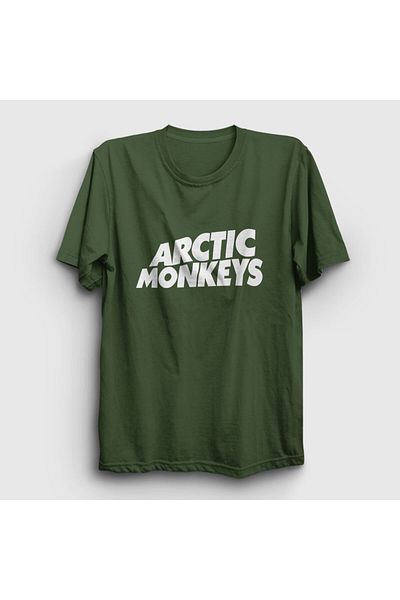 Presmono Μπλουζάκι Unisex Khaki Logo Arctic Monkeys 14267tt