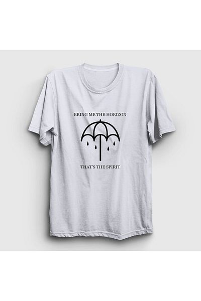 Presmono Μπλουζάκι Unisex White Spirit Bring Me The Horizon 21225tt